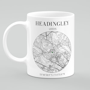 Headingley Leeds, cricket ground mug