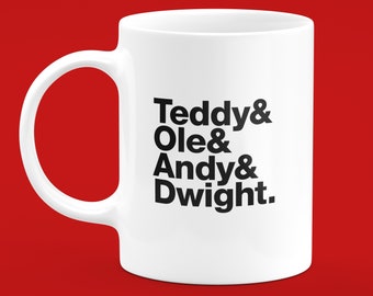 Taza del Manchester United - Sheringham / Solskaer / Cole / Yorke