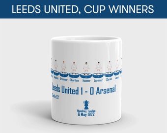 Leeds United 1972: Taza de Subbuteo
