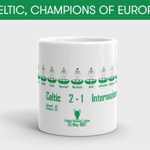 Celtic, Lisbon Lions 1967: Subbuteo mug
