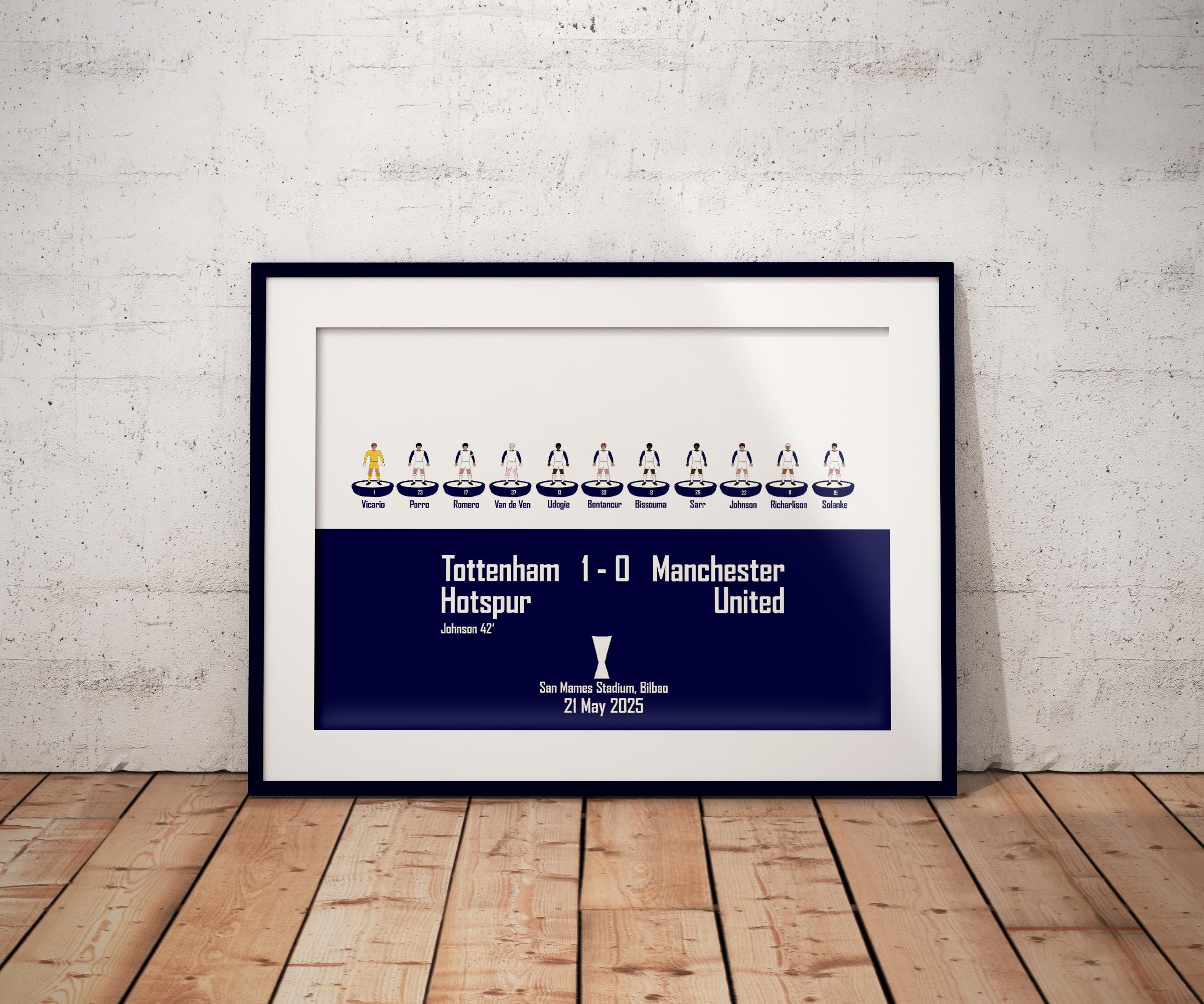 Tottenham Hotspur - Europa League 2025: subbuteoprint
