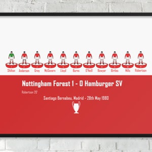 Nottingham Forest Print: Cup Winners 1980
