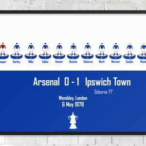 Ipswich Town 1978: Subbuteo print