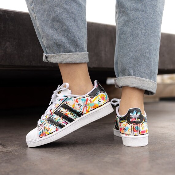 adidas superstar rainbow shoes