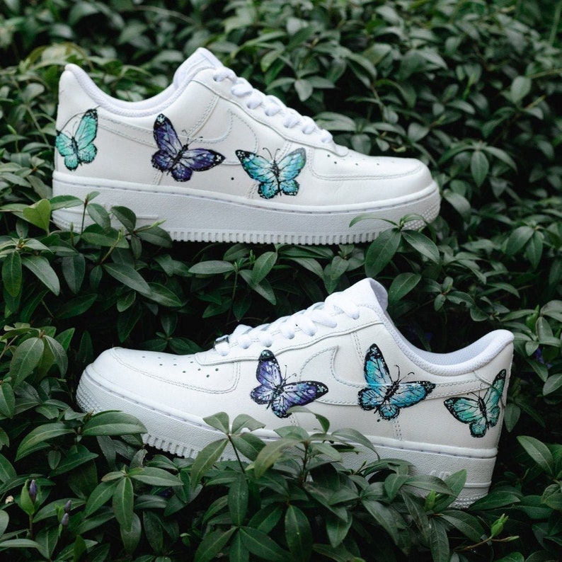 nike airforce 1 butterfly