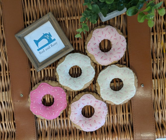 Felt Donut Garland - Doughnut Wall Hanging. Fun Nursery Decor. Felt Donut Garland - Doughnut Wall Hanging. Fun Nursery Decor.
