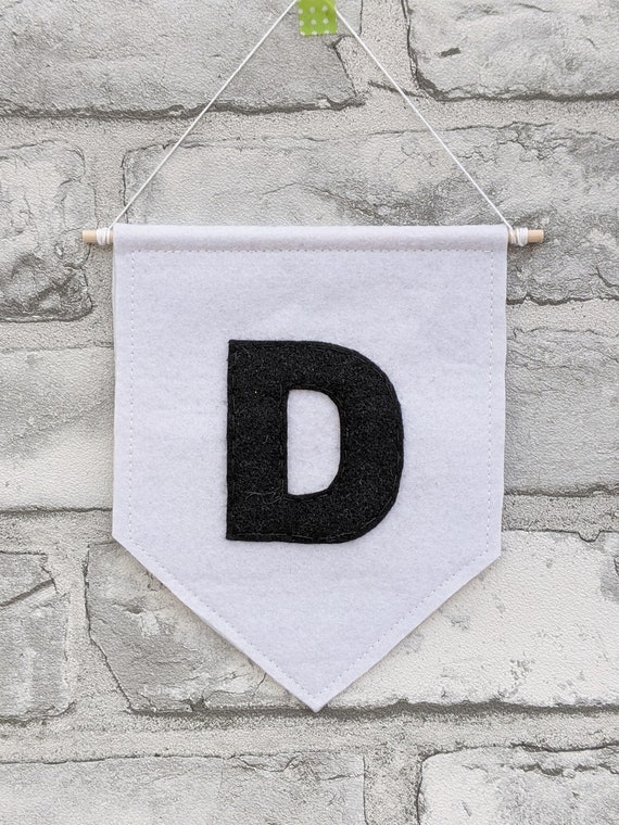 Personalised Initial Banner, Pennant Flag. Felt Nursery Decor. Newborn Gift. Name Sign. Various Colours Available. Personalised Initial Banner, Pennant Flag. Felt Nursery Decor. Newborn Gift. Name Sign. Various Colours Available.