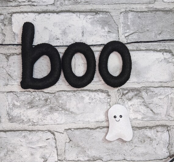 boo Halloween Ghost Decoration. Felt boo Wall Hanging. Cute Halloween Ornament. Customisable Halloween Sign. Playroom and Kids Bedroom Decor boo Halloween Ghost Decoration. Felt boo Wall Hanging. Cute Halloween Ornament. Customisable Halloween Sign. Playroom and Kids Bedroom Decor
