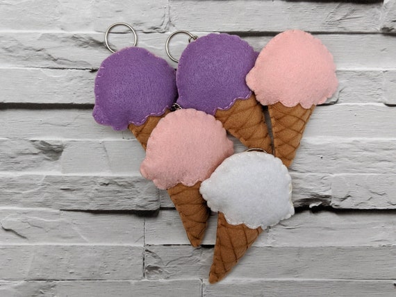 Cute Ice Cream Cone Keychains, Party Favour Pack of 5. Kids Party Favours. Cute Ice Cream Cone Keychains, Party Favour Pack of 5. Kids Party Favours.