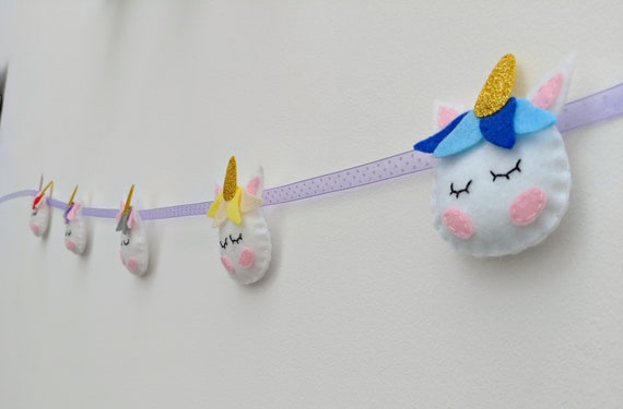 Felt Unicorn Garland - Unicorn Nursery, Unicorn Bedroom, Unicorn Gift, Sparkly Unicorn, Handmade Unicorn Felt Unicorn Garland - Unicorn Nursery, Unicorn Bedroom, Unicorn Gift, Sparkly Unicorn, Handmade Unicorn