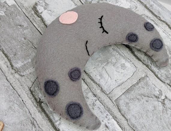 Moon & Star Wall Hanging, light grey smiling moon with pink and rose gold stars. Beautiful Nursery decor. Moon & Star Wall Hanging, light grey smiling moon with pink and rose gold stars. Beautiful Nursery decor.