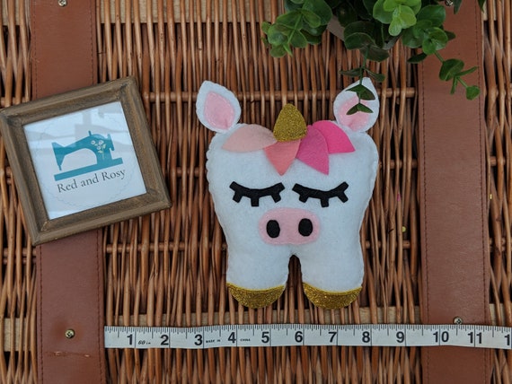 Unicorn Tooth Pillow, Felt Tooth Pillow, Tooth Holder, Plush Tooth with Pocket, Tooth Fairy Pillow, Unicorn Tooth, Girl Gift, Tooth Keepsake Unicorn Tooth Pillow, Felt Tooth Pillow, Tooth Holder, Plush Tooth with Pocket, Tooth Fairy Pillow, Unicorn Tooth, Girl Gift, Tooth Keepsake