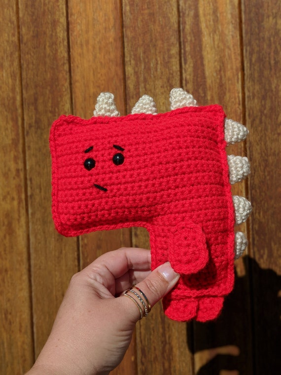 Ragdoll Dinosaur, Crochet Red Dinosaur, Gift for Dinosaur Lover, Terrifying T-Rex, Dino Gift, T-Rex Toy, Unisex Dinosaur, Gender Neutral. Ragdoll Dinosaur, Crochet Red Dinosaur, Gift for Dinosaur Lover, Terrifying T-Rex, Dino Gift, T-Rex Toy, Unisex Dinosaur, Gender Neutral.