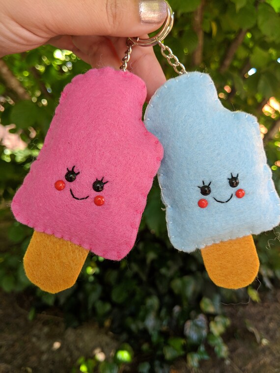 Kawaii Popsicle Keychain, Kawaii Ice Lolly Keychain, Valentine's Keychain, Couple Gift, Valentine's Gift, His and Her's Valentine's Kawaii Popsicle Keychain, Kawaii Ice Lolly Keychain, Valentine's Keychain, Couple Gift, Valentine's Gift, His and Her's Valentine's