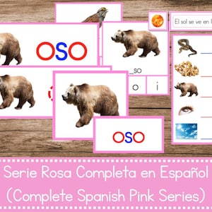 Montessori Spanish Pink Series (Lakeshore Colors)