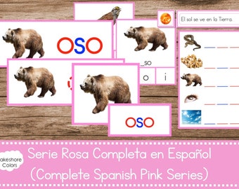 Montessori Spanish Pink Series (Lakeshore Colors)