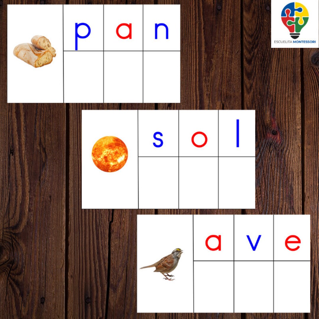 CVC Spanish Mats (lakeshore Letter Colors) Etsy