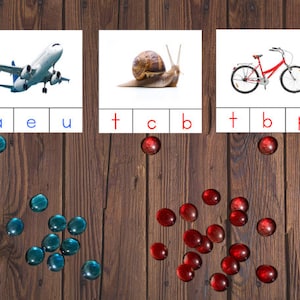 Placas de som com letras iniciais em espanhol