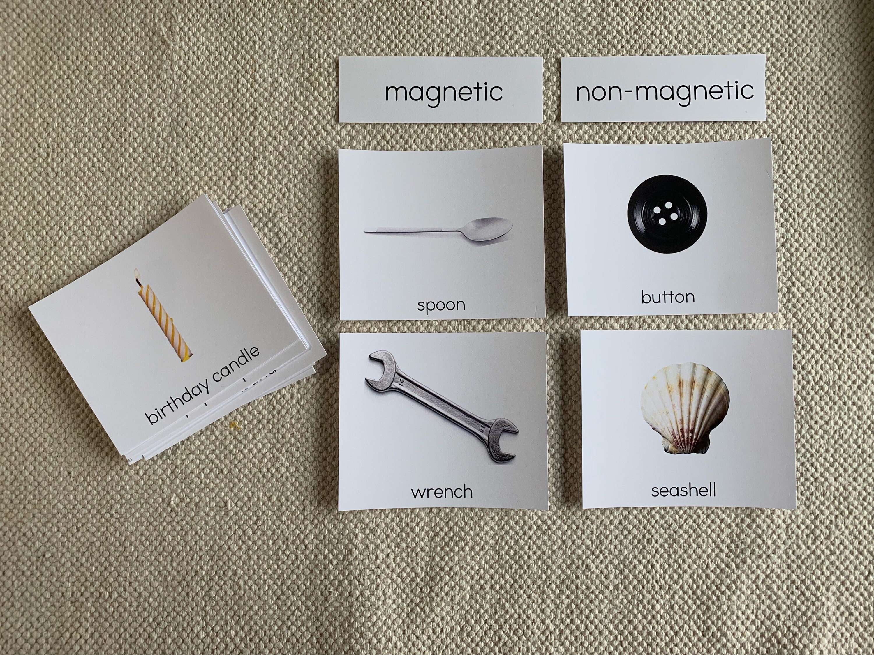 Magnetic and Non-magnetic Sorting Activity (english) - Etsy