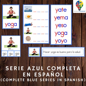 Montessori Blue Series in Spanish (Serie Azul en Español)