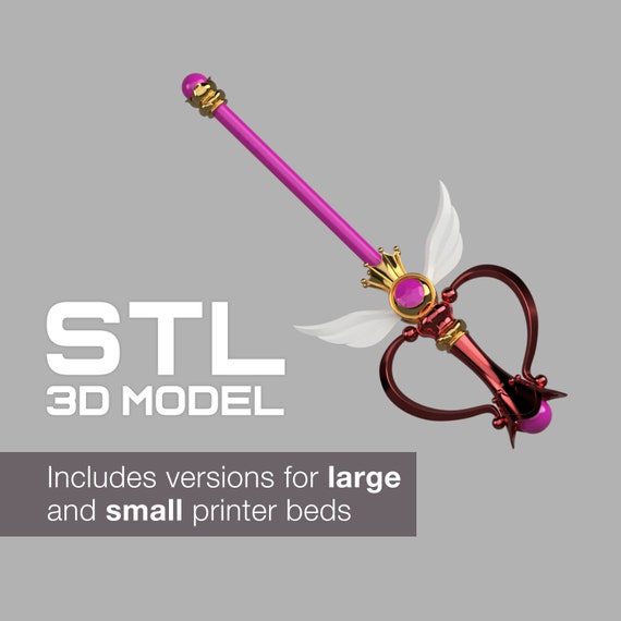 Sailor Moon Inspired Wand 3D FILE - Etsy