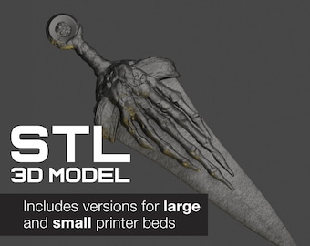 Cinquedea [ORIGINAL 3D PRINTABLE FILE]
