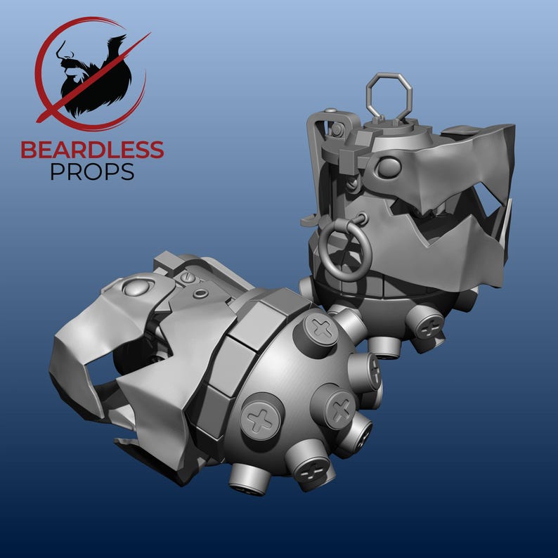 Jinx (Arcane) Chomper Grenade [3D PRINTABLE FILE] image 1