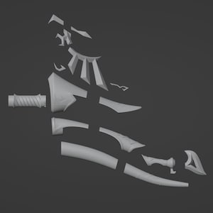 Tears of the Kingdom inspired Royal Bow [3D FILE] image 8