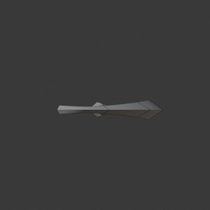 May include: A silver-colored metal arrowhead pendant with a pointed tip and a flat back.