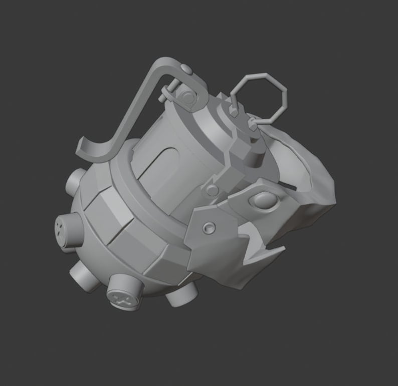 Jinx (Arcane) Chomper Grenade [3D PRINTABLE FILE] image 9
