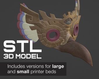 TOTK inspired Glider Mask [3D FILE]