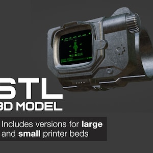 Fallout シリーズにインスパイアされた PipBoy 3000 - [3D ファイル]