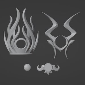 Shadowheart Inspired Accessories [3D PRINTABLE FILE] image 6