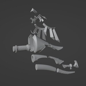 Tears of the Kingdom inspired Royal Bow [3D FILE] image 9