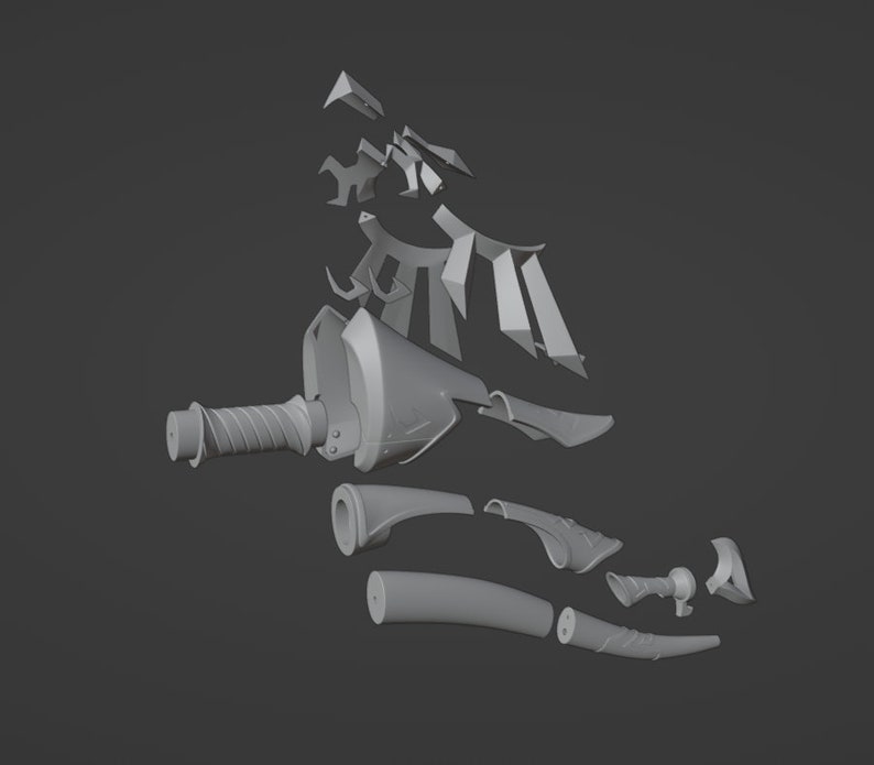 Tears of the Kingdom inspired Royal Bow [3D FILE] image 9