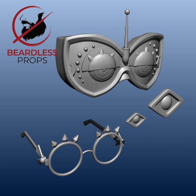 Purah-geïnspireerde accessoires [ORIGINEEL 3D-PRINTBAAR BESTAND] afbeelding 1
