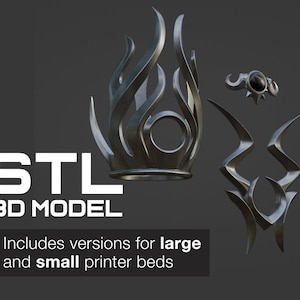 Shadowheart Inspired Accessories [3D PRINTABLE FILE]