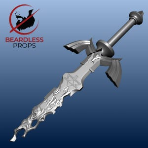 Master Sword Corrupted [3D PRINTABLE FILE] image 1