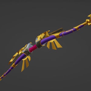 Tears of the Kingdom inspired Royal Bow [3D FILE] image 6