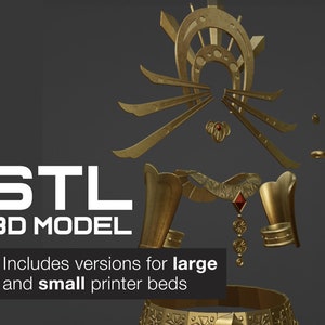 TOTK Riju geïnspireerde accessoires [3D PRINTBAAR BESTAND]