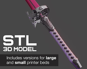 Kafka Inspired Katana [3D PRINTABLE FILE]