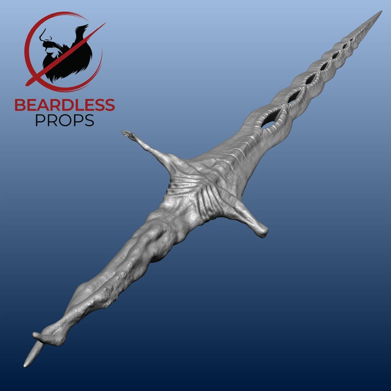 Sacred Relic Sword [ORIGINAL 3D PRINTABLE FILE] image 1