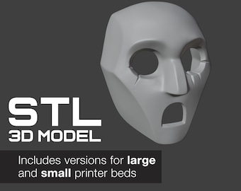 Whistling Man Inspired Mask  [3D PRINTABLE FILE]