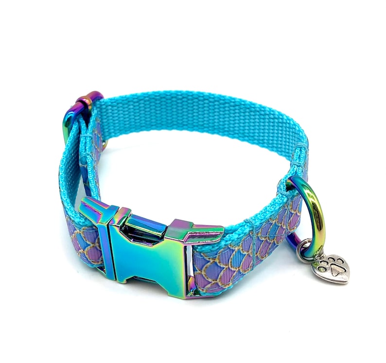 Blue & Purple Mermaid Dog Collar Cute Dog Collar Etsy