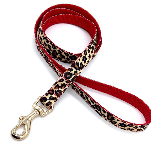 Leopard Designer Dog Leash • Cute Dog Leash