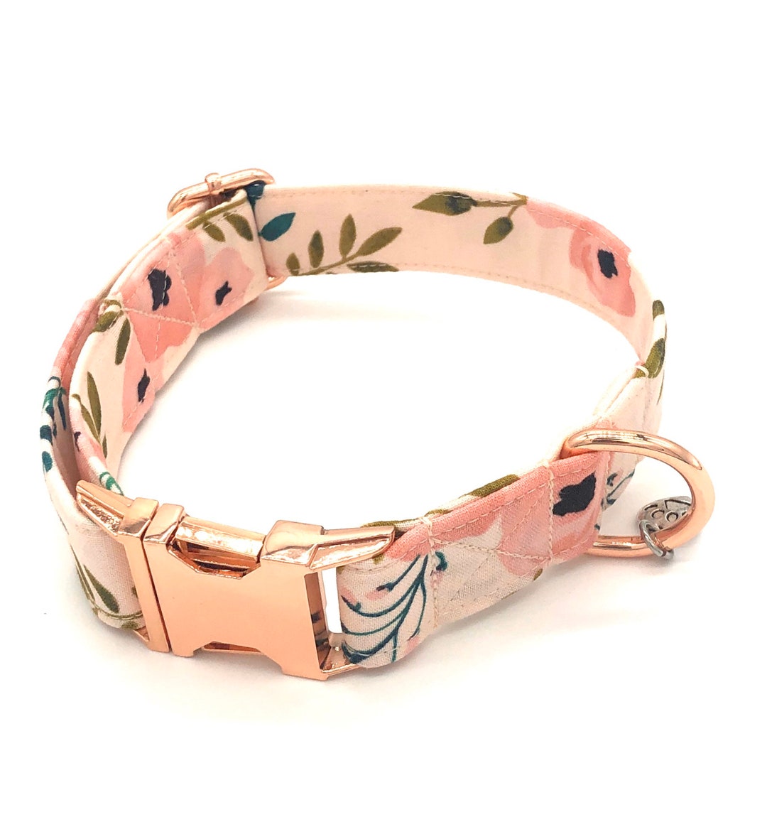 Pretty in Peach Dog Collar Cute Dog Collar Girl Dog Collar Etsy