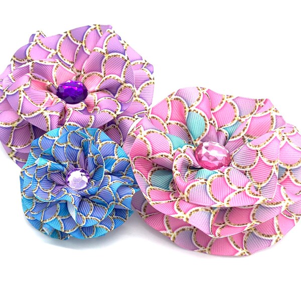 Dog Collar Mermaid Flower - Cute Dog Collar Accessories