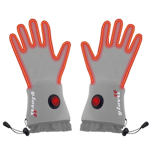 Heated universal gloves with battery and charger, sizes: XXS-XS, S-M, L-XL