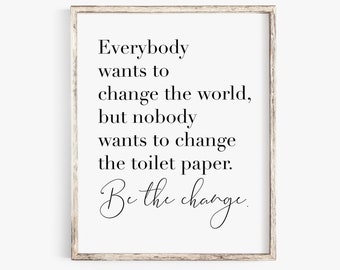 Change toilet paper | Etsy