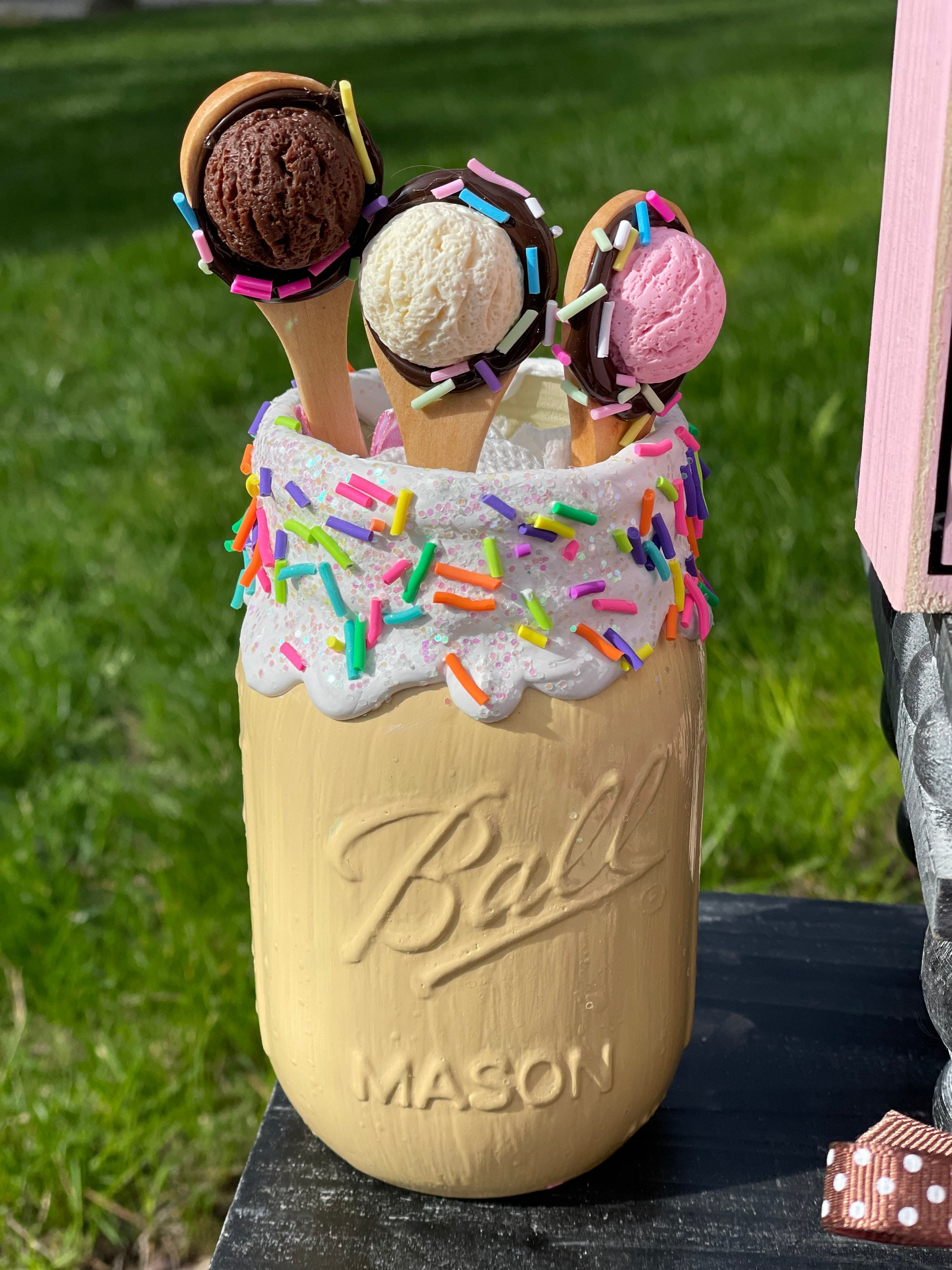 Fake Ice Cream Spoon Ice Cream Tiered Tray Decor Mug Etsy